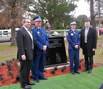 K9 Memorial Unveiling